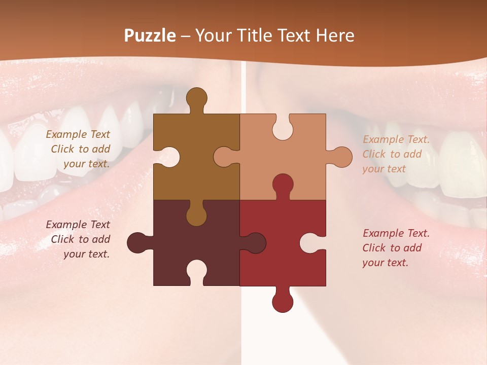 Skincare Clean Lady PowerPoint Template