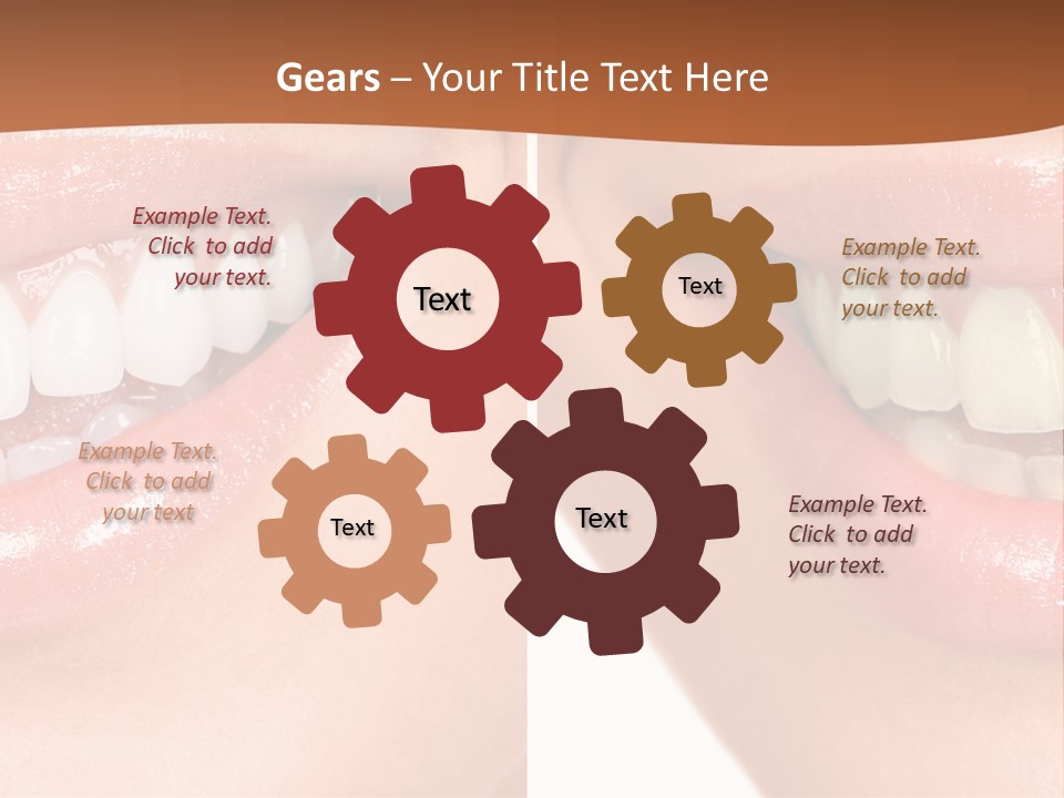 Skincare Clean Lady PowerPoint Template