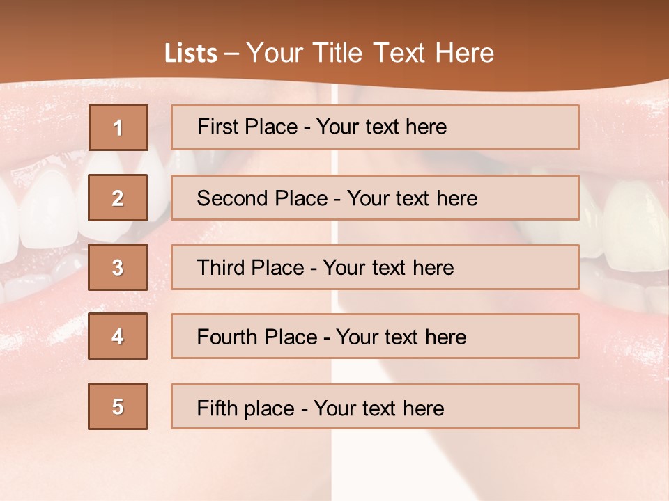 Skincare Clean Lady PowerPoint Template