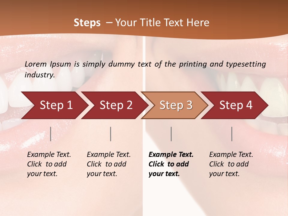 Skincare Clean Lady PowerPoint Template