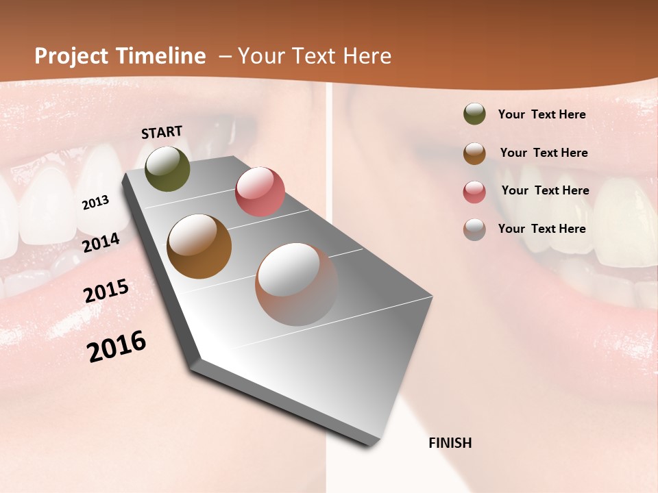 Skincare Clean Lady PowerPoint Template