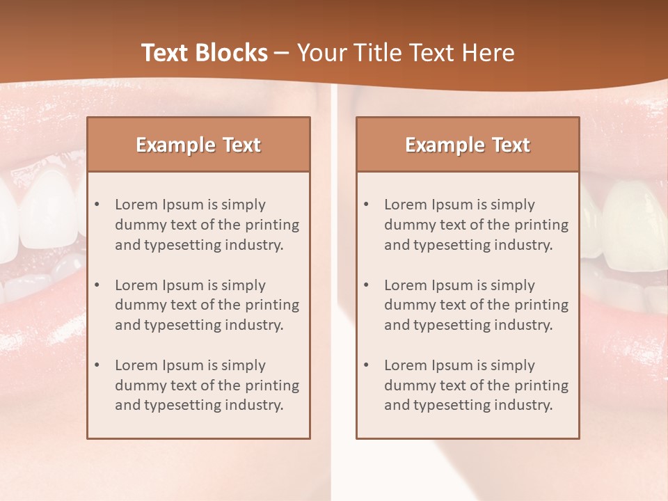 Skincare Clean Lady PowerPoint Template