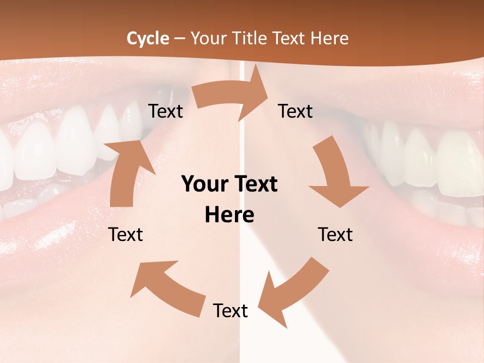 Skincare Clean Lady PowerPoint Template