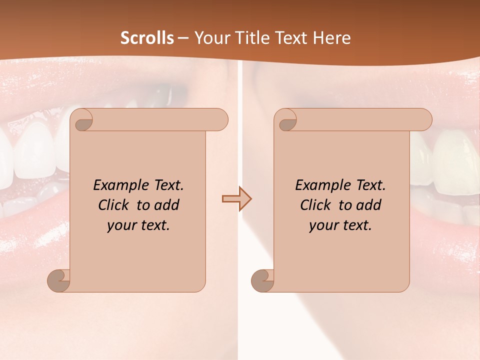 Skincare Clean Lady PowerPoint Template
