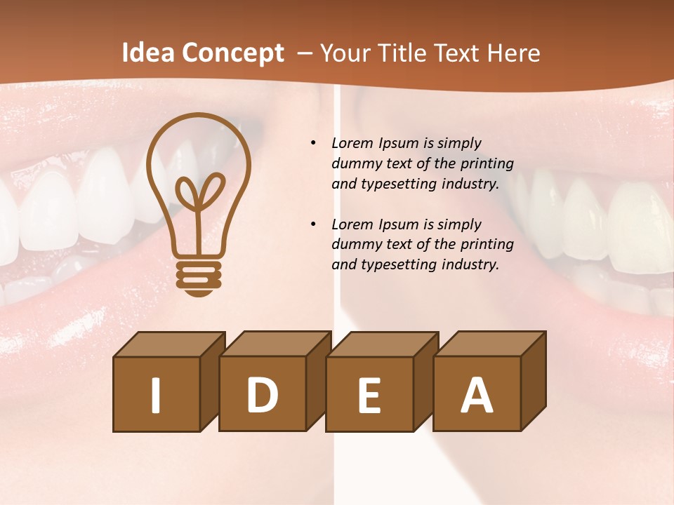 Skincare Clean Lady PowerPoint Template