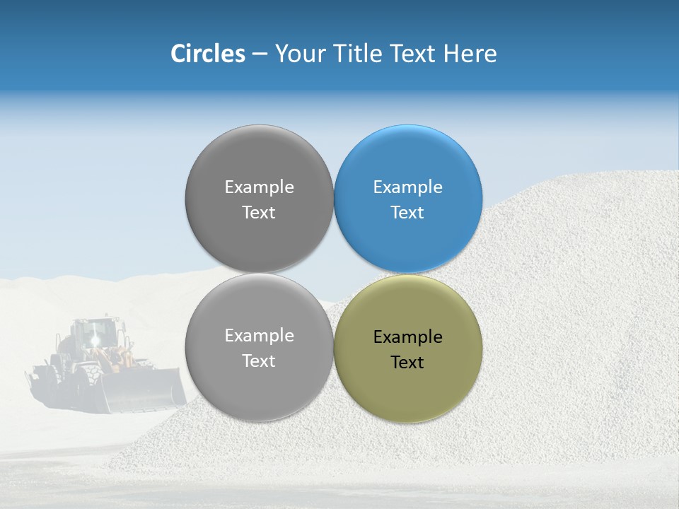 Bulldozer Digger Haul PowerPoint Template