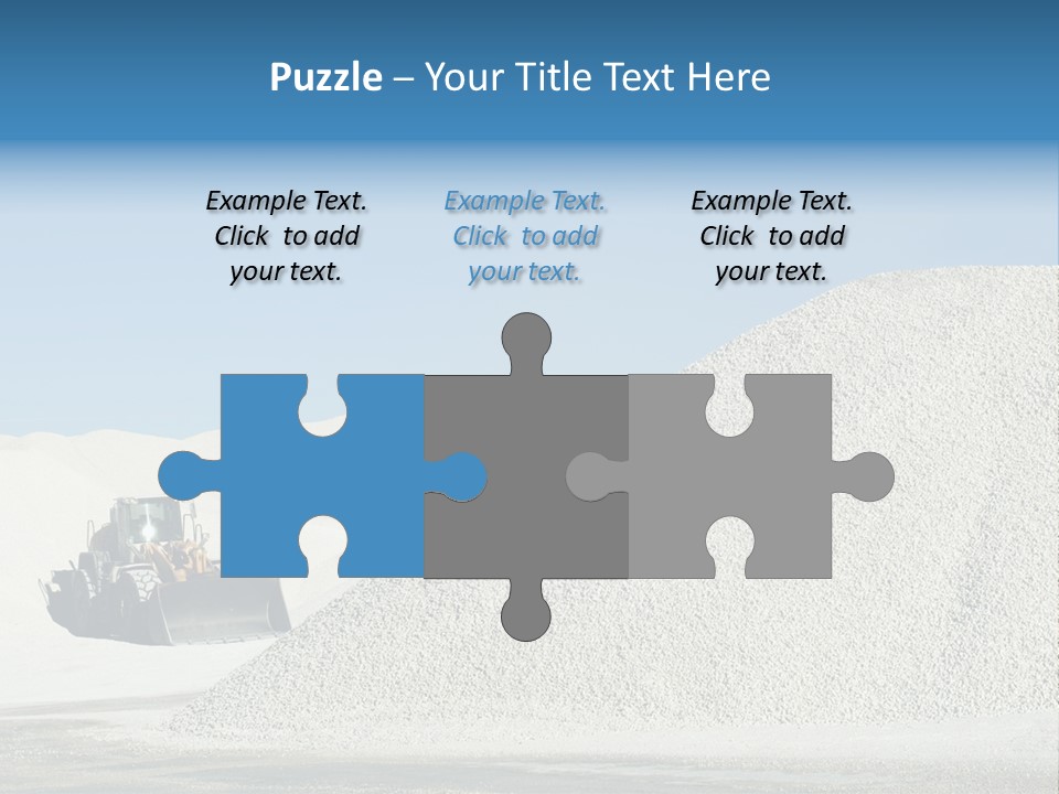 Bulldozer Digger Haul PowerPoint Template