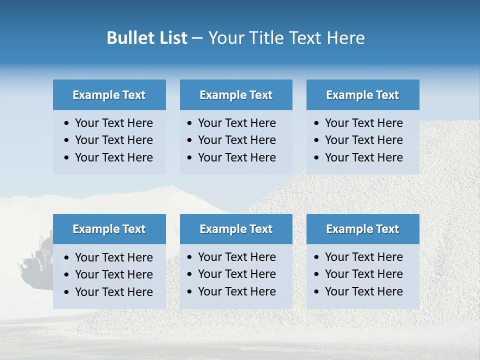 Bulldozer Digger Haul PowerPoint Template