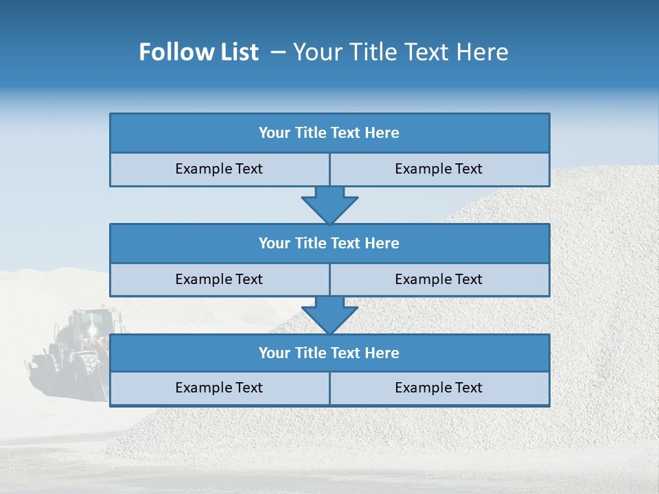 Bulldozer Digger Haul PowerPoint Template