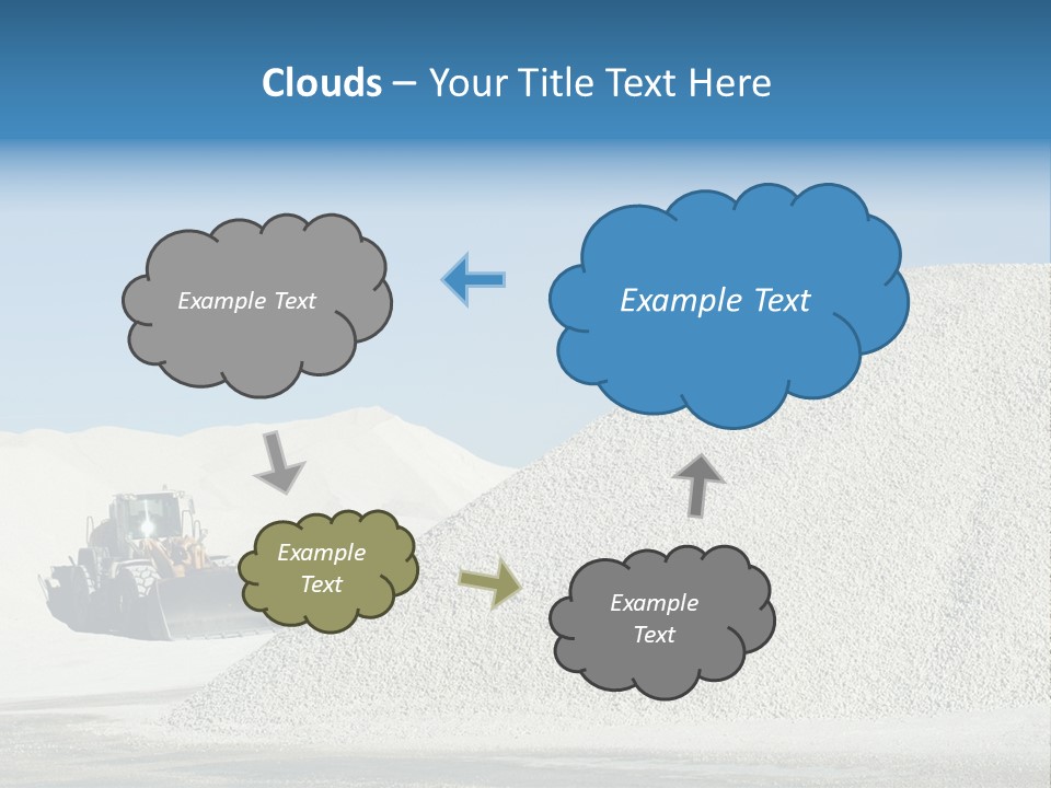 Bulldozer Digger Haul PowerPoint Template