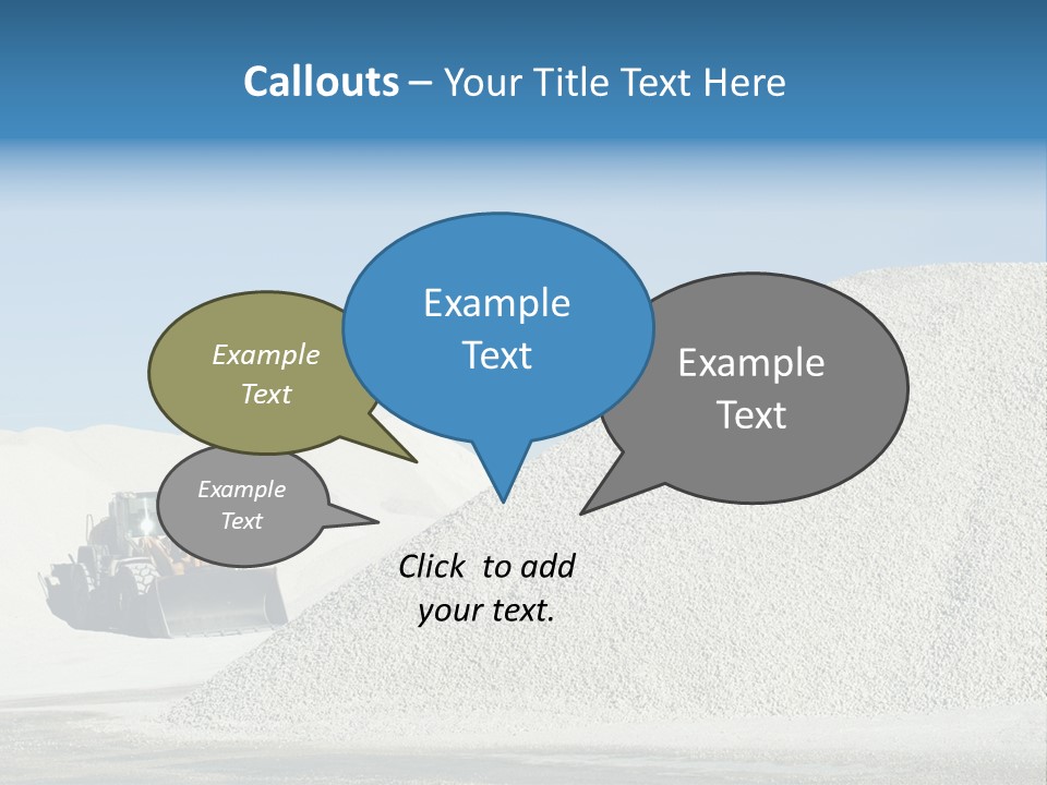 Bulldozer Digger Haul PowerPoint Template