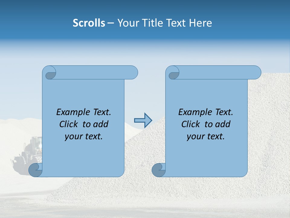 Bulldozer Digger Haul PowerPoint Template