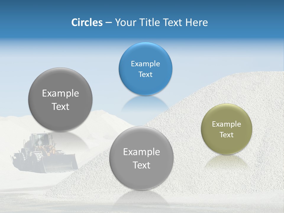 Bulldozer Digger Haul PowerPoint Template