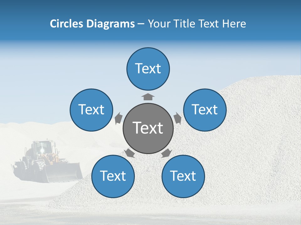 Bulldozer Digger Haul PowerPoint Template