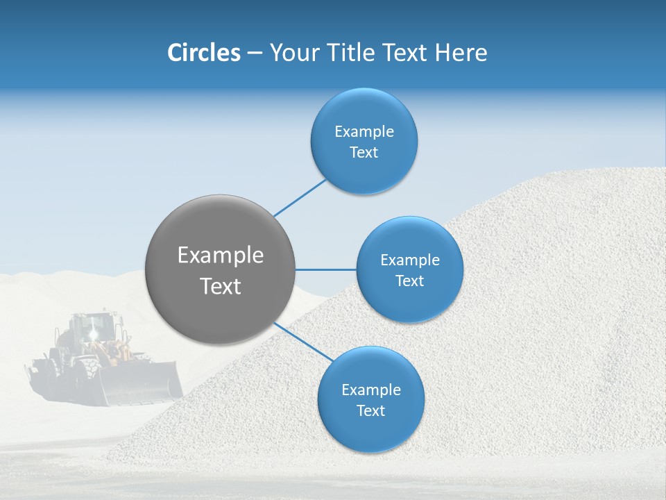 Bulldozer Digger Haul PowerPoint Template