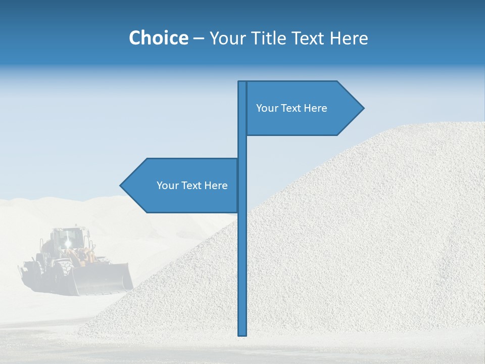 Bulldozer Digger Haul PowerPoint Template