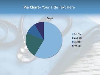 Blue Device Blank PowerPoint Template