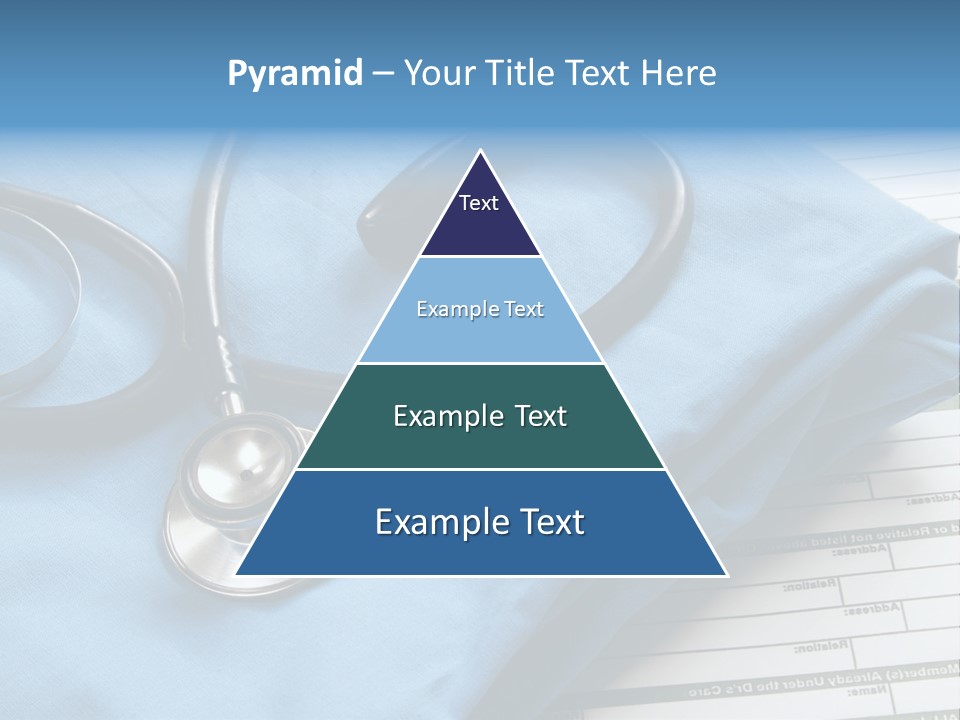 Blue Device Blank PowerPoint Template