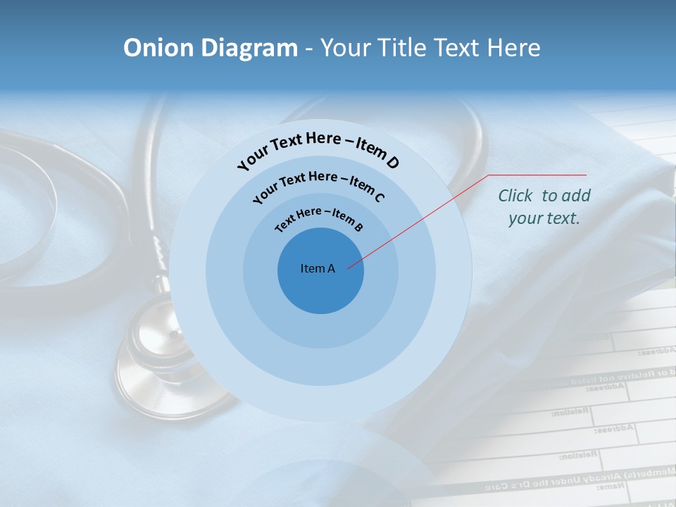 Blue Device Blank PowerPoint Template