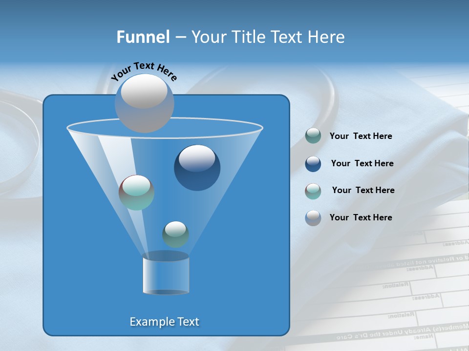 Blue Device Blank PowerPoint Template