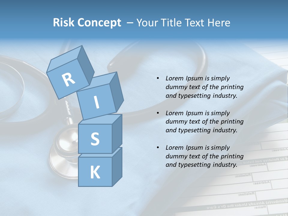 Blue Device Blank PowerPoint Template