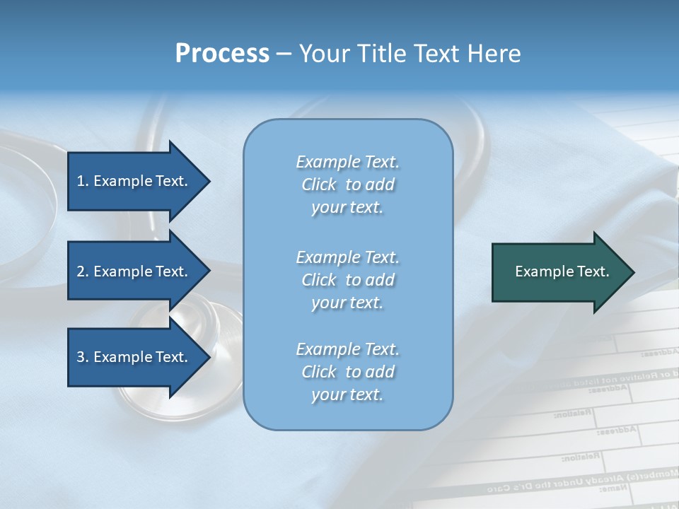 Blue Device Blank PowerPoint Template