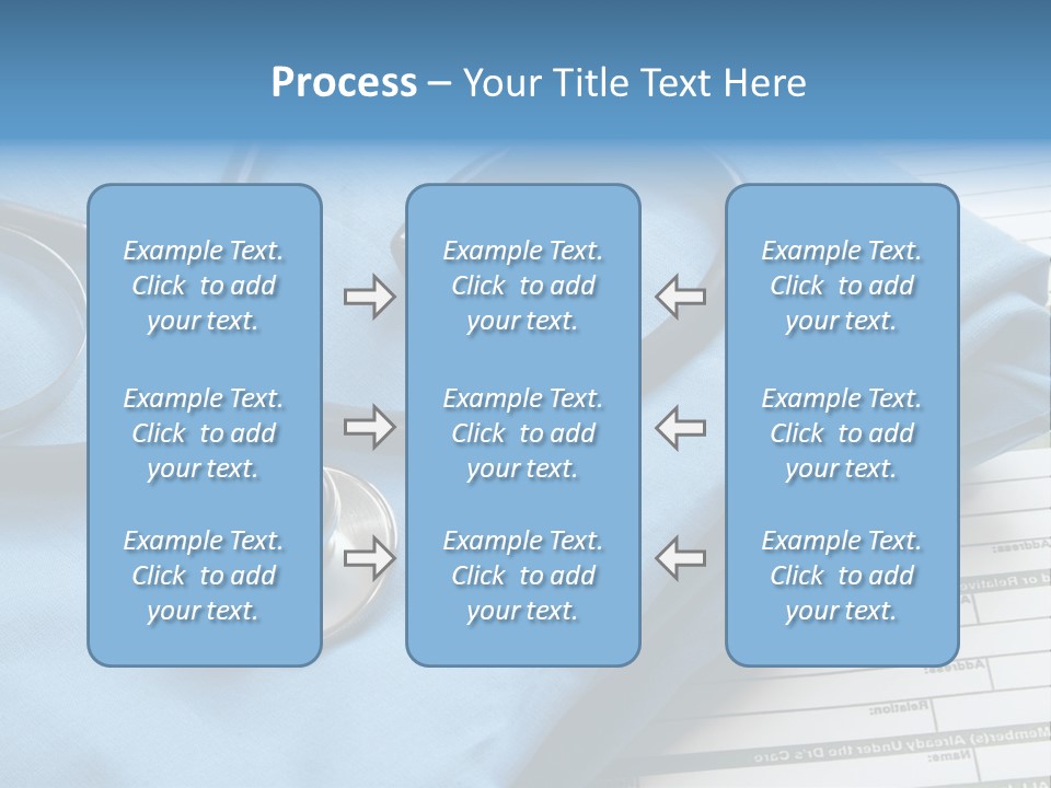 Blue Device Blank PowerPoint Template