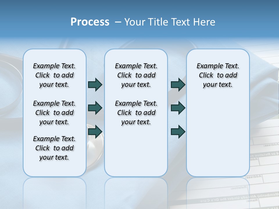 Blue Device Blank PowerPoint Template