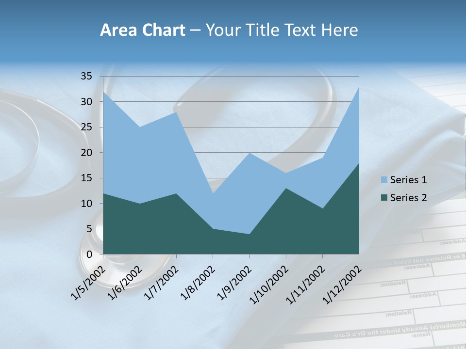 Blue Device Blank PowerPoint Template