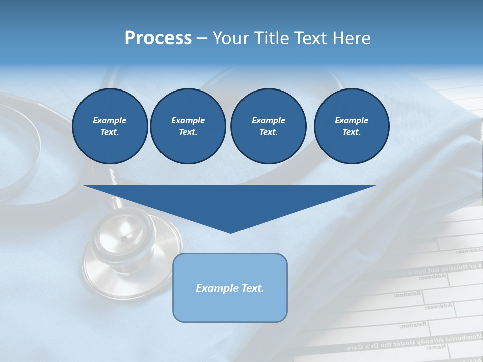 Blue Device Blank PowerPoint Template