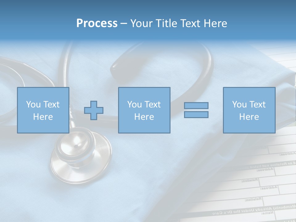 Blue Device Blank PowerPoint Template