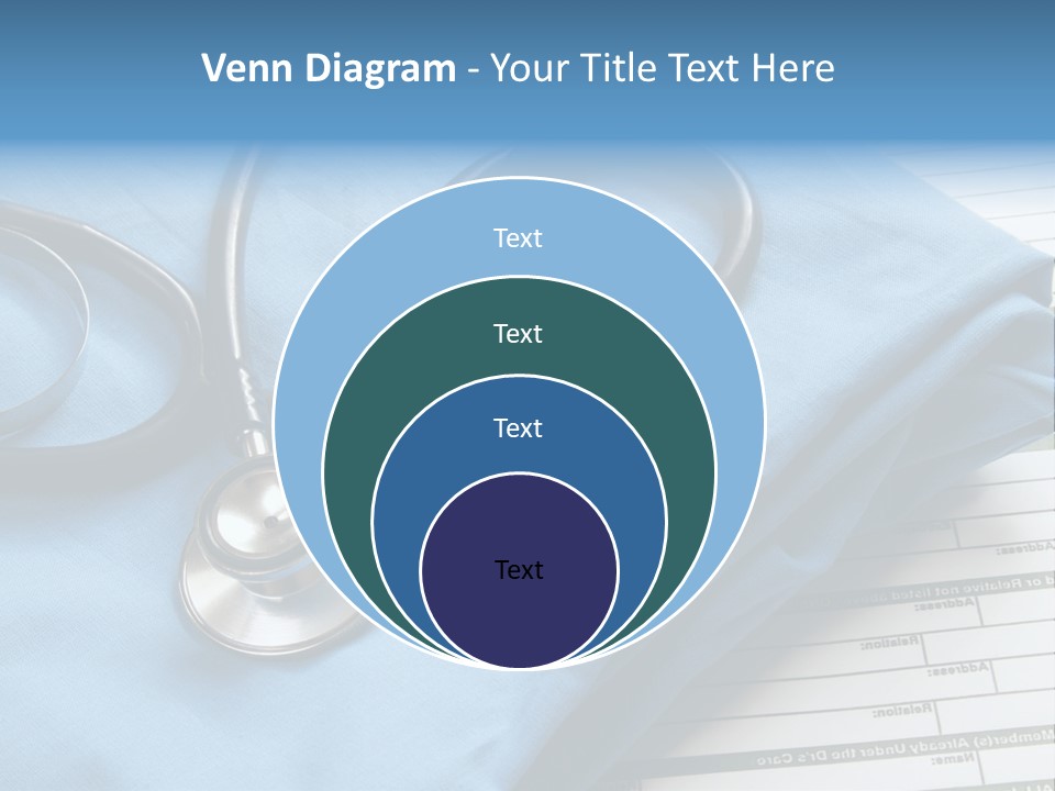 Blue Device Blank PowerPoint Template