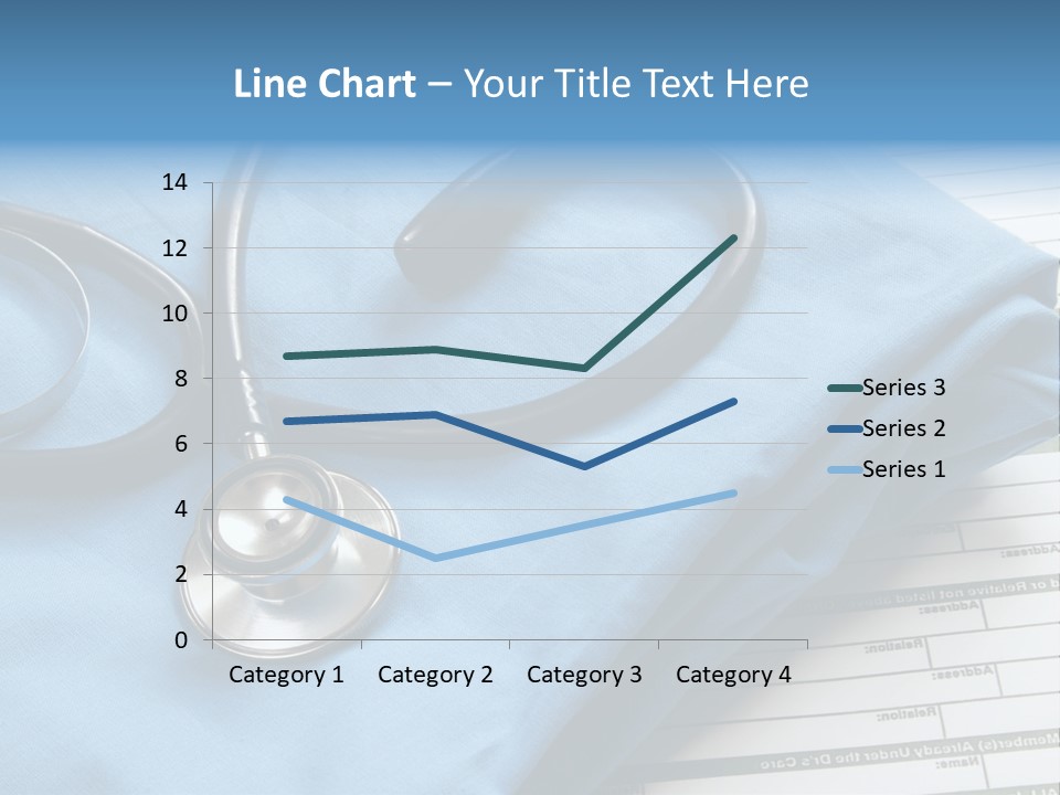 Blue Device Blank PowerPoint Template