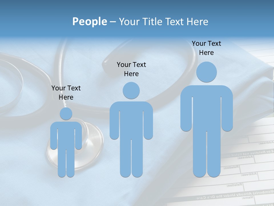 Blue Device Blank PowerPoint Template