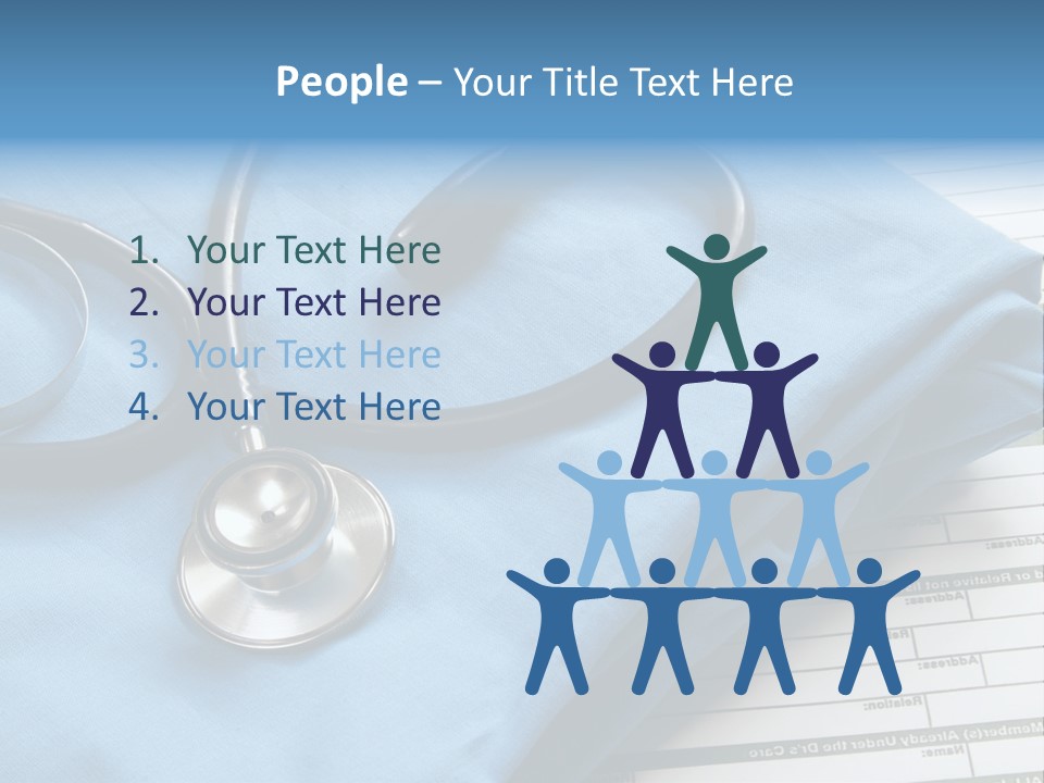 Blue Device Blank PowerPoint Template