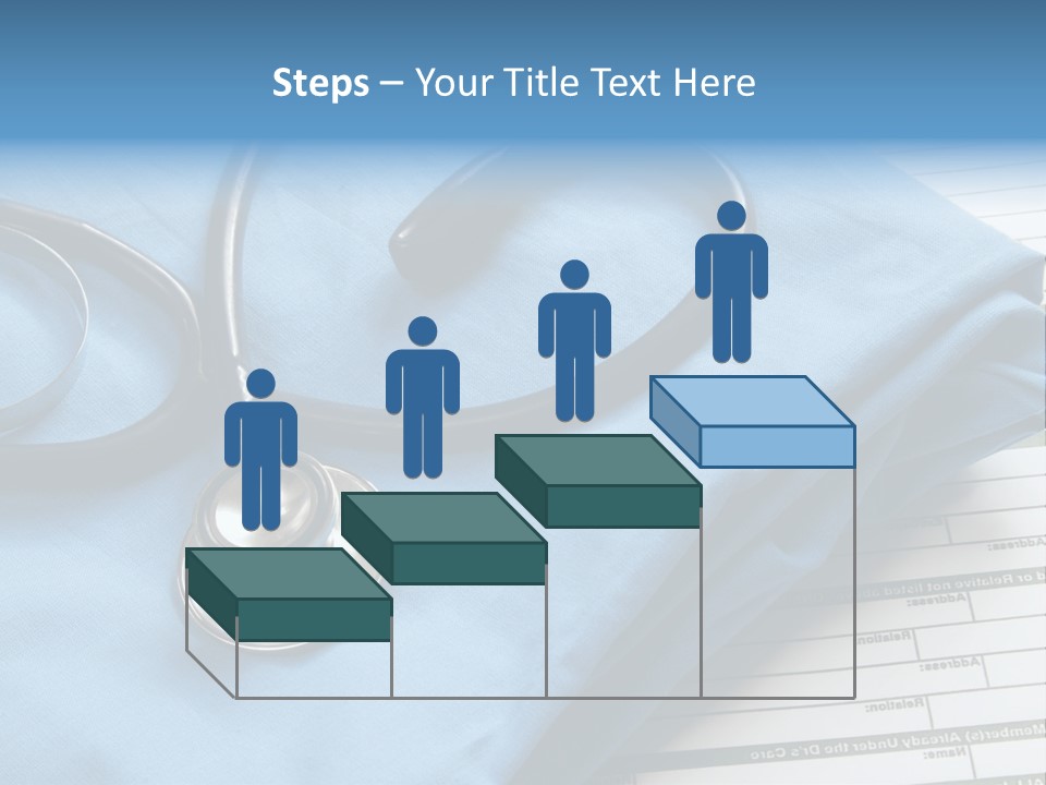 Blue Device Blank PowerPoint Template