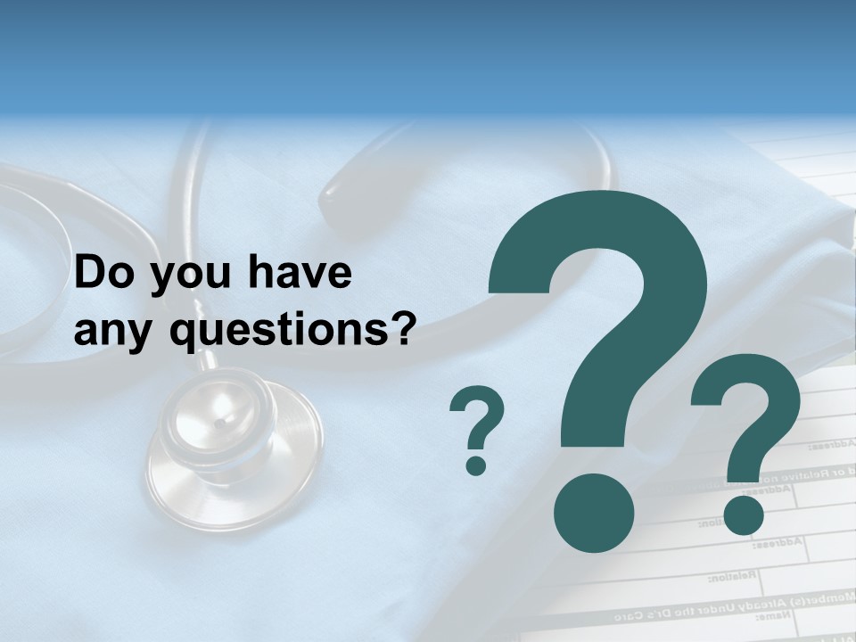 Blue Device Blank PowerPoint Template