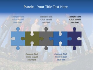 Team Relaxation Joy PowerPoint Template
