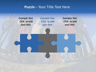 Team Relaxation Joy PowerPoint Template