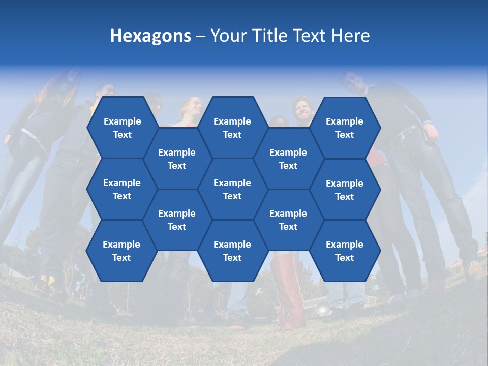 Team Relaxation Joy PowerPoint Template