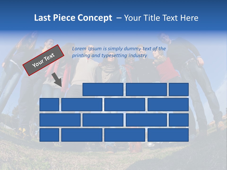 Team Relaxation Joy PowerPoint Template