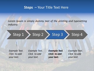 Team Relaxation Joy PowerPoint Template
