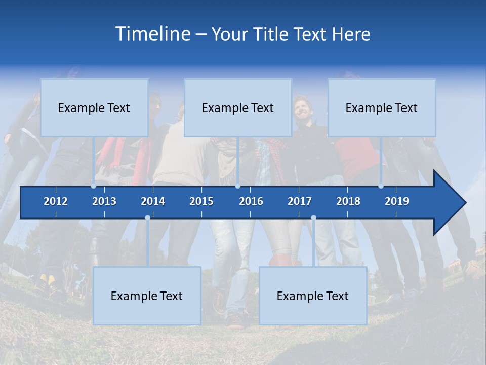 Team Relaxation Joy PowerPoint Template