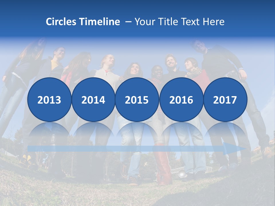 Team Relaxation Joy PowerPoint Template