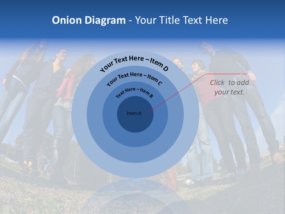 Team Relaxation Joy PowerPoint Template