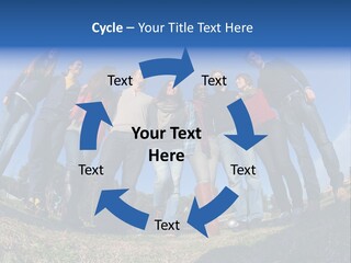 Team Relaxation Joy PowerPoint Template