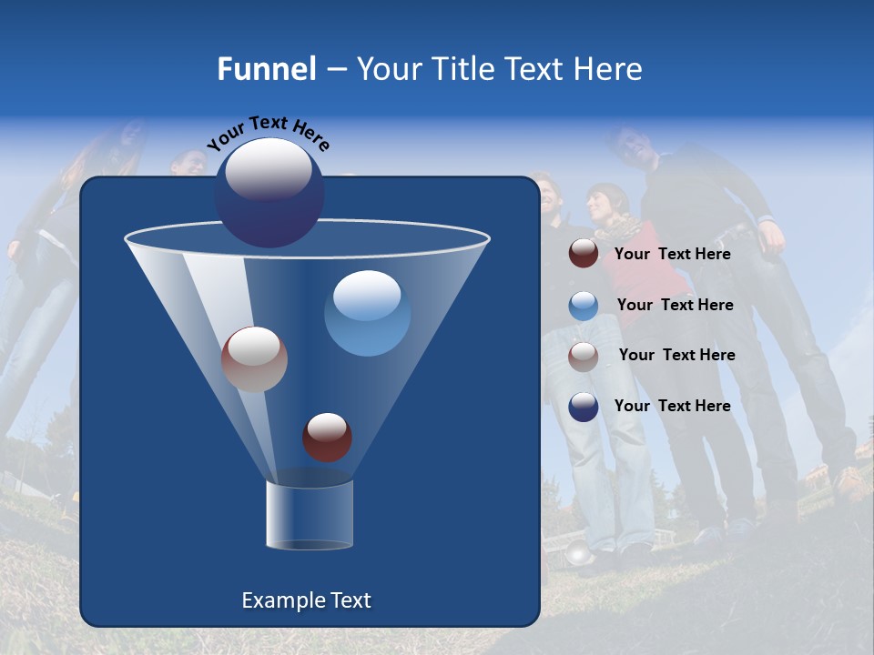 Team Relaxation Joy PowerPoint Template