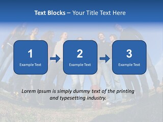 Team Relaxation Joy PowerPoint Template