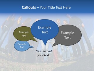 Team Relaxation Joy PowerPoint Template