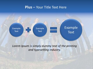 Team Relaxation Joy PowerPoint Template